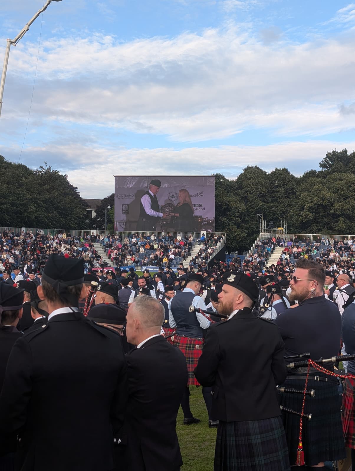Stockbridge Pipe Band Grade 3B at the World Pipe Band Championships 2026